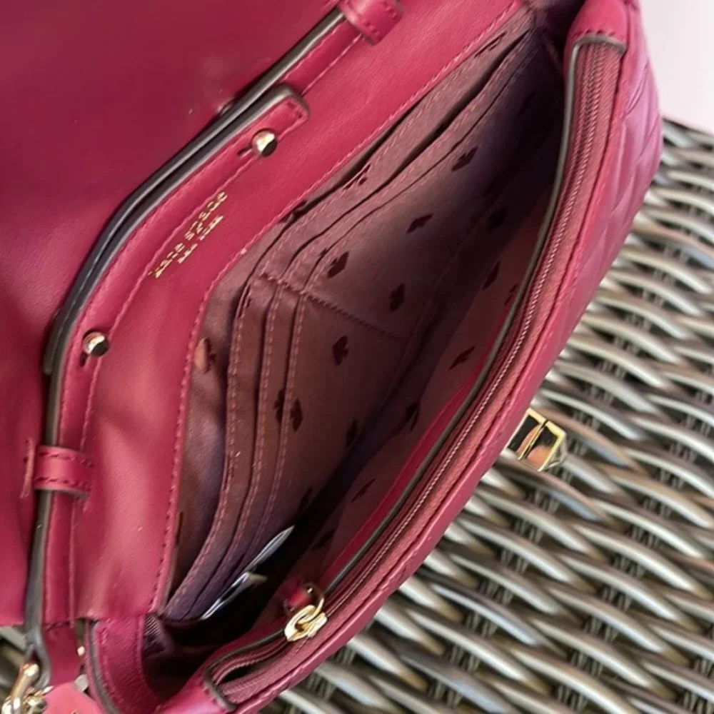 Kate Spade Natalia Crossbody Blackberry Preserve - Picture 12 of 16
